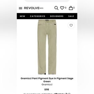 NEW never worn - Gramicci unisex trouser, Sage Green, S